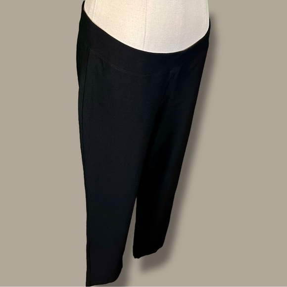 Eileen Fisher ‘Washable Stretch Crepe Straight Pant’ in Black Size Small Petite - Picture 16 of 16